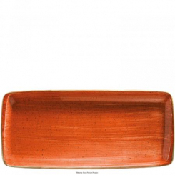 Moove Platte 34 x 16 cm Terracotta von Bonna 