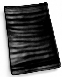 Obstschale schwarz/ matt 31 x 8,4 cm Q Squared 