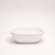 Ovale Schale 22 cm Melamin Primeware Weiß 