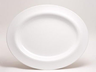 Ovaler Teller, extra groß Melamin Primeware 