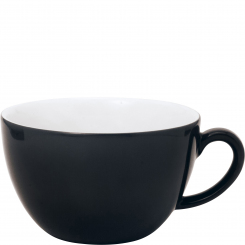 Cappuccino-Obertasse 0,25l pure black Pronto Colore KAHLA 