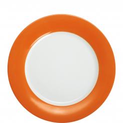 Brunch-Teller 23 cm sunset orange Pronto Colore KAHLA 