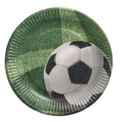 Pappteller Ø 23 cm "Football" Papstar 