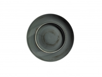 Pastateller 27,3 cm dunkelgrau Porzellan Derby Mäser 