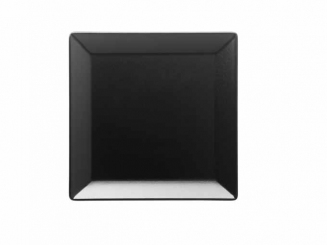 Platte quadratisch 21x21cm Keramik schwarz matt Manhattan City Mäser 