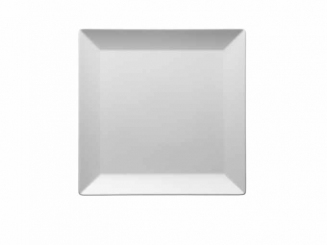 Platte quadratisch 26x26cm Keramik weiss matt Manhattan City Mäser 