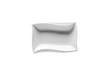 Platte rechteckig 23,3x15,5cm Porzellan Violina Mäser 