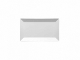 Platte rechteckig 25x14,5cm Keramik weiss matt Manhattan City Mäser 