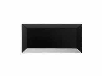 Platte rechteckig 30x15cm Keramik schwarz matt Manhattan City Mäser 