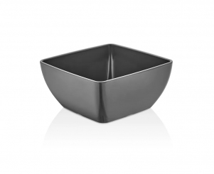 Melamin Diamond Schüssel eckig 1,5 ltr. 19 x19 cm, grau Q Squared 