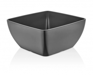 Melamin Diamond Schüssel eckig 3,5 ltr. 26 x 26 cm, grau Q Squared 
