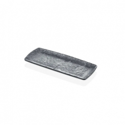 Melamin GN Platte 28,5 x 12 cm granit grau Q Squared 