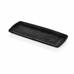 Melamin GN Platte 28,5 x 12 cm schwarz Q Squared 