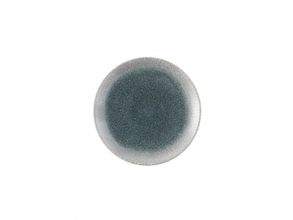 Churchill Studio Prints Raku Duo Agate Topaz Teller flach coupe 21,7 cm 