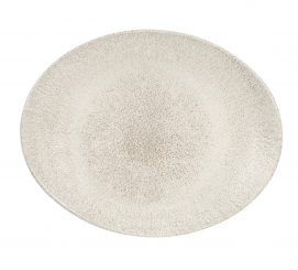 Churchill Studio Prints Raku Agate Grey Platte oval 31,7 x 25,5 cm 