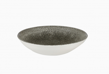 Churchill Studio Prints Raku Quartz Black Teller tief coupe 18,2 cm 