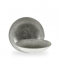 Churchill Studio Prints Raku Quartz Black Teller tief coupe 24,8 cm 