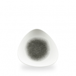 Churchill Studio Prints Raku Quartz Black Teller flach dreieckig 19,2 cm 