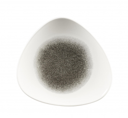 Churchill Studio Prints Raku Quartz Black Teller flach dreieckig 22,9 cm 