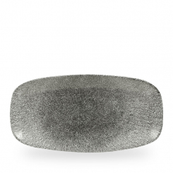 Churchill Studio Prints Raku Quartz Black Platte 35,5 x 18,9 cm 