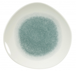 Churchill Studio Prints Raku Jade Green Teller tief organic 25,3 cm 