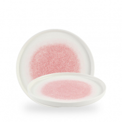 Churchill Studio Prints Raku Rose Quartz Pink Teller mit Rand 26 cm 