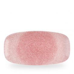 Churchill Studio Prints Raku Rose Quartz Pink Chef´s Oblong Platte 35,5 x 18,9 cm 