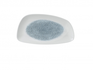 Churchill Studio Prints Raku Topaz Blue Platte Geo 30 x 15,5 cm 