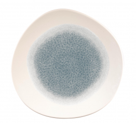 Churchill Studio Prints Raku Topaz Blue Teller flach organic 26,4 cm 