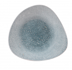 Churchill Studio Prints Raku Topaz Blue Schale dreieckig 27,2 x 26,7 cm 