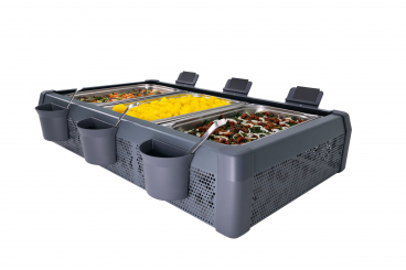 Chafing Dish Cover Set CC03 Anthrazit von Chefing Cuisine 