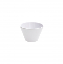 Schale konisch 8,5 x 8,5 cm Show Plate Bianco Melamine Tognana 