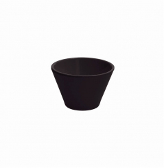 Schale konisch 8,5 x 8,5 cm Show Plate Nero Melamine Tognana 