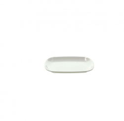 Servierbrett oval 21 x 13,5 cm Show Plate Bianco Melamine Tognana 