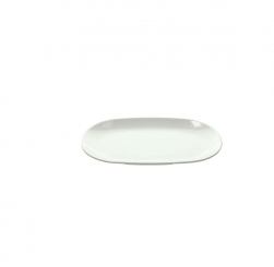 Servierbrett oval 27 x 18,5 cm Show Plate Bianco Melamine Tognana 