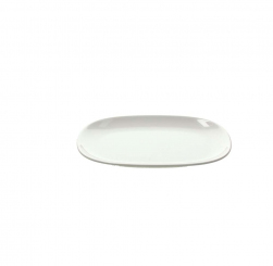 Servierbrett oval 29,5 x 20,3 cm Show Plate Bianco Melamine Tognana 