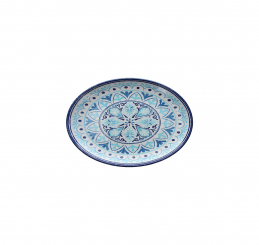 Platte oval 35,5 x 25,5 cm Show Plate Cefalu Melamine Tognana 