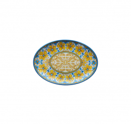 Platte oval 35,5 x 25,5 cm Show Plate Narciso Melamine Tognana 