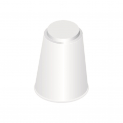 Kuchenständer 12,5 cm Show Plate Bianco Melamine Tognana 