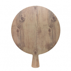 Schneidebrett rund 36 x 46 cm Show Plate Wood Melamine Tognana 
