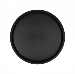 Platte rund rutschfest 41 cm Show Plate Rubber Melamine Tognana 