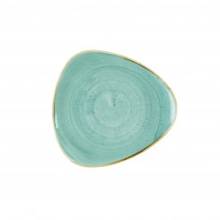 Churchill Stonecast Mint Teller flach dreieckig coupe 22,9 cm 