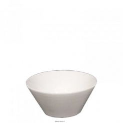 Salatschale 20 cm Napoli Uni weiß Saturnia 