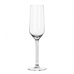 Sektglas oder Champagnerglas Carré 220ml Royal Leerdam Druck/Eichstrich 