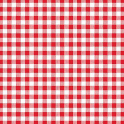 Servietten Karo rot/weiß, 12x30 Stück 