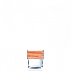 Stapelglas Brush orange Log Arcoroc 
