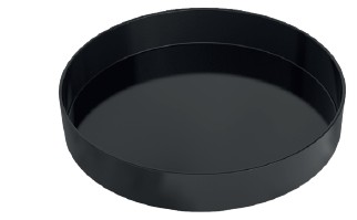 Schale Rund Venezia Schwarz von Primeware 