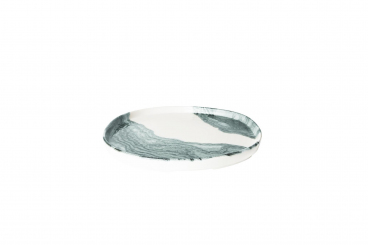 Churchill Tide Black Organic Teller mit Rand 25,5 cm 