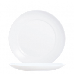 Teller flach 25 cm Apy White von Luminarc 