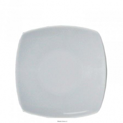 Teller flach 26 cm Tokio Uni weiß Saturnia 